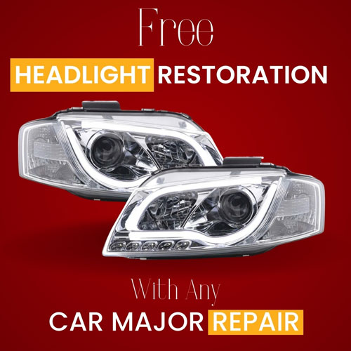 Free Headlight Restoration Offer - Fix Auto Garage